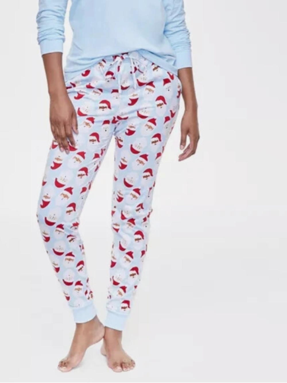 Holiday Lane Women's Santa Cotton Matching Family Pajamas Pants Santa Toss